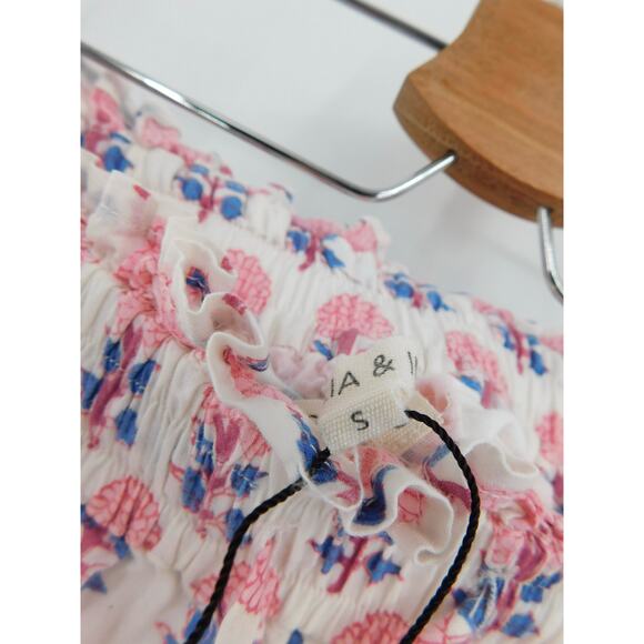 Ophelia & Indigo Women's Floral Print Tassel Waist Issy Shorts Size‎ Small Boho - Picture 3 of 8